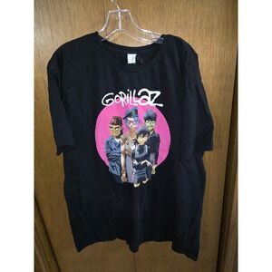 Gorillaz T Shirt Men's Size XLarge Rock Rap Band Y2K Classic Logo Tee